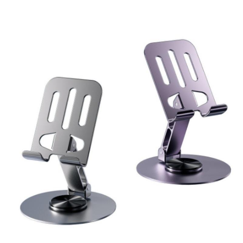 Rotatable All-metal Phone Stand, Mechanical Folding Phone and Tablet Universal, Portable Stand for Lazy People To Watch TV Series 1pc