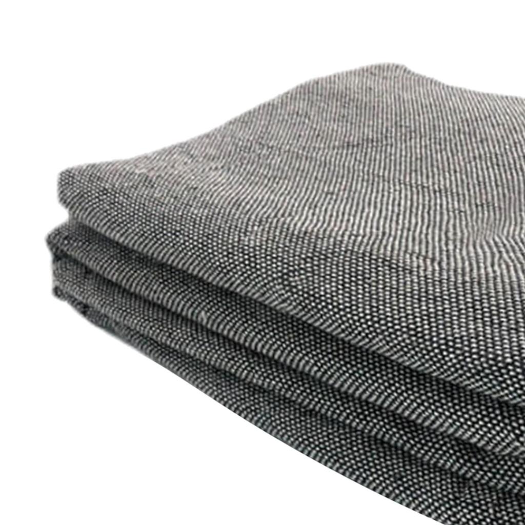 Embroidery Cloth DIY Punch Polyester for Yrd Width 1M Sewing 'S Crrier Fbric , Dark Grey
