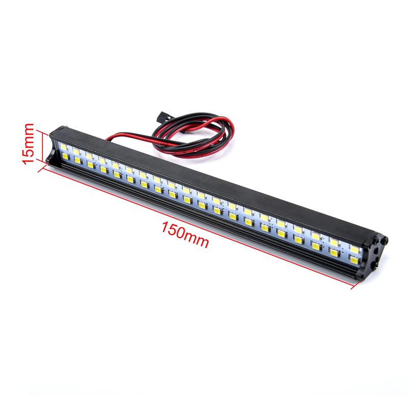 50mm 83mm Rc Car Led Light Bar Leds Lamp 1:10 Rc Car Part For Traxxas Trx4 90046 Scx10 Bright Led Lights Cool Accessory