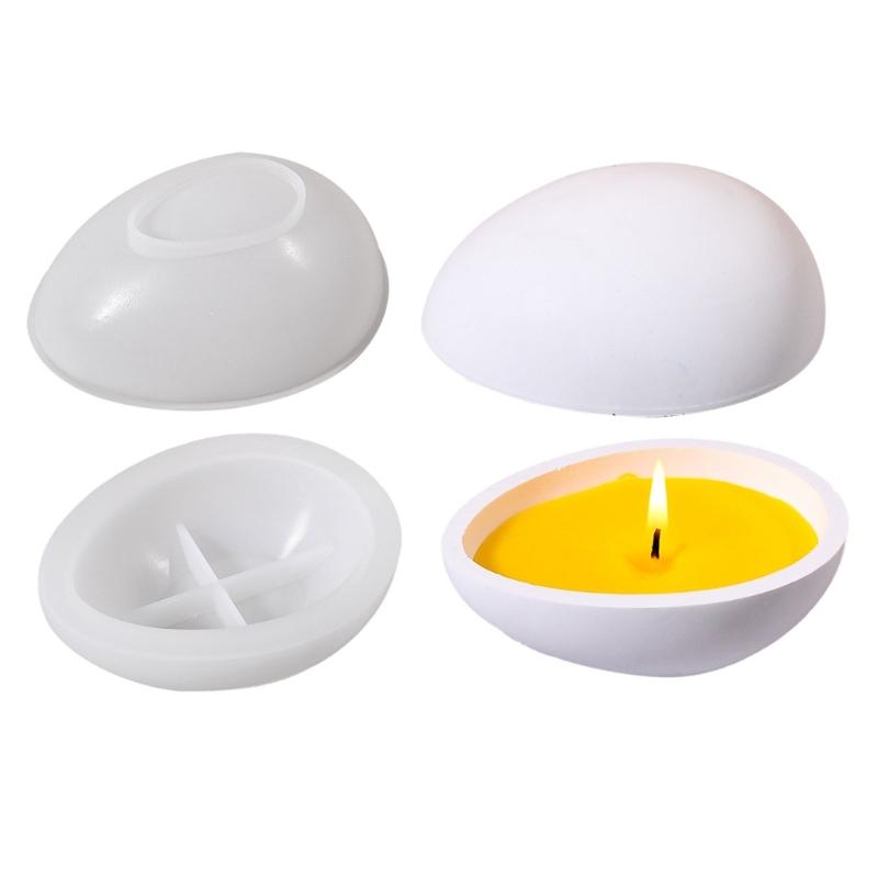 

Unique Designs Eggs Mould Flexible Silicone Tray for Epoxy Resin Jewelry Plate Candle Holder Home Storage Craft 1