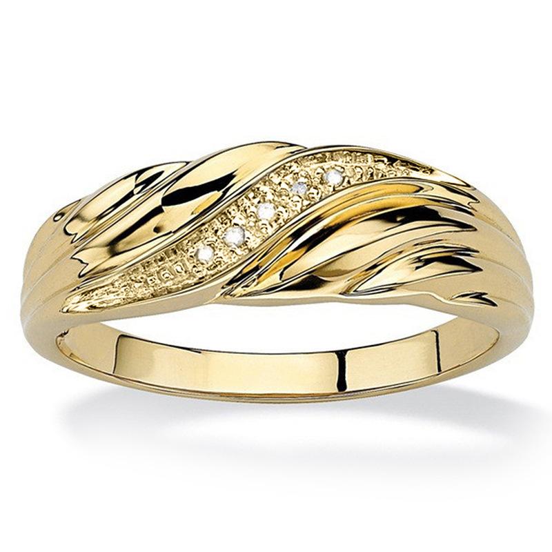 Micro-Inlaid Zircon Ring For Women, Light Luxury Texture Design Ring, Fashionable Hit