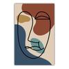 Abstract Matisse Minimalist Line Face Four Color Pattern Artwork Poster Canvas Painting Wall Art Pictures Room Home Decor