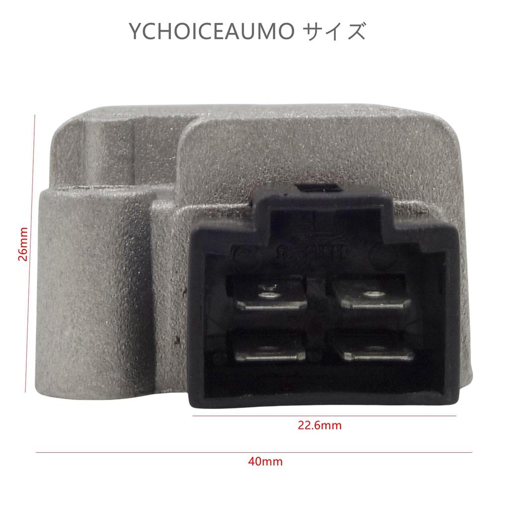 YCHOICEAUMO Regulator Rectifier, Regular Rectifier, TW200, Selo 225, Majesty 125, DT230, Lanza, R1-Z, FZR250,