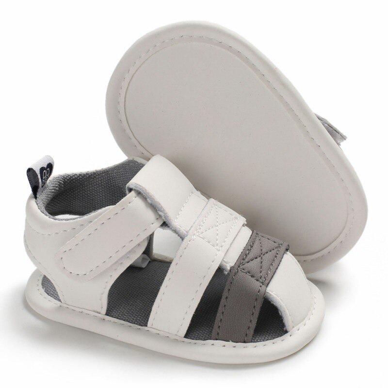 Summer Baby Boys Breathable Anti-Slip Mixed Color Shoes Sandals Toddler Soft Soled First Walkers