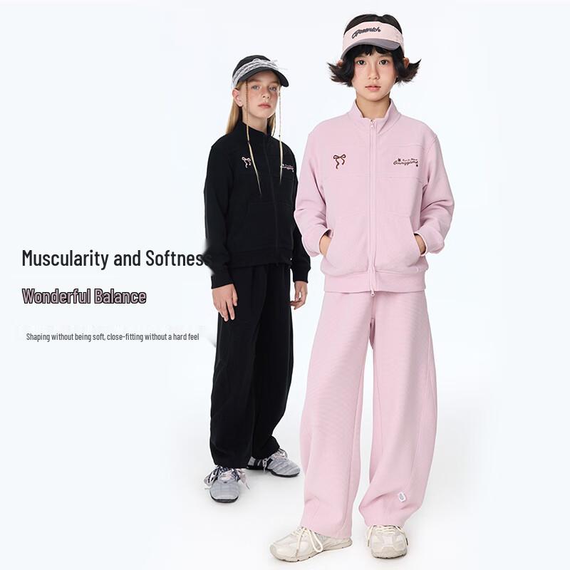 onmygame Girls  Lightweight Wrinkle-Resistant Stand-Collar Jacket 160