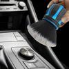 Car Air Vent Cleaning Soft Brush with Holder Car Interior Cleaning Tool Artificial Car Brush Car Crevice Dusting Car Detailing