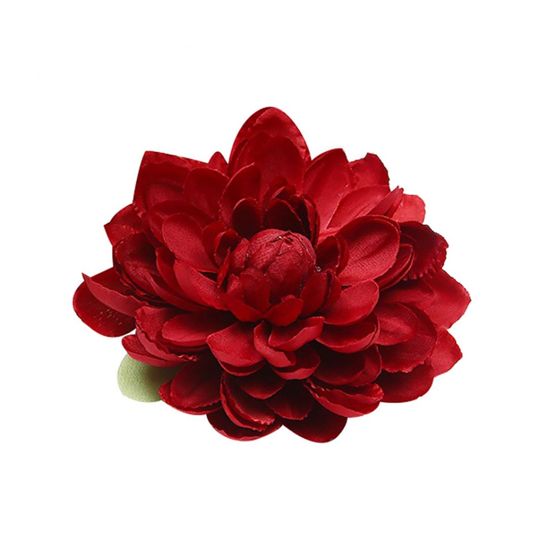 Искусственный цветок для декора красный