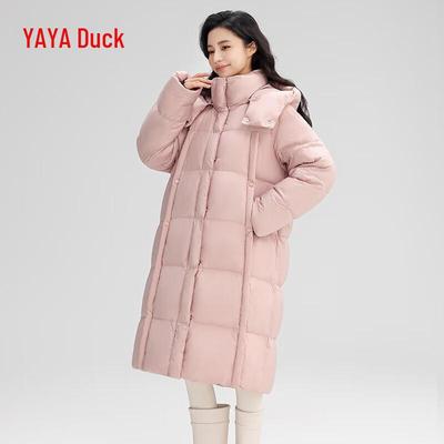 YAYA Damen Overknee Daunen Wintermantel
