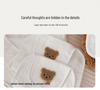Little Bear Cotton Crepe Baby Sweat Absorbent Towel - Breathable Class A for Kindergarten and Children