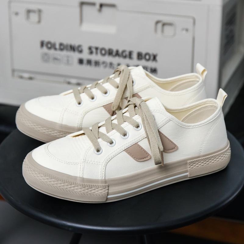 

Customized men s shoes trendy shoes classic versatile canvas shoes Hong Kong style breathable student sports and leisure board shoes 44