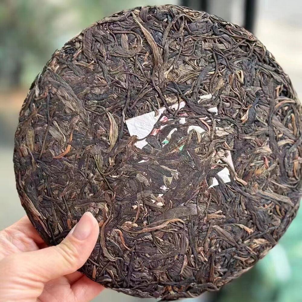 357g Yunnan Old Raw Pu-erh Tea Cake 2004 Haiwan Aged Puer Cake Tea Puerh Raw Tea