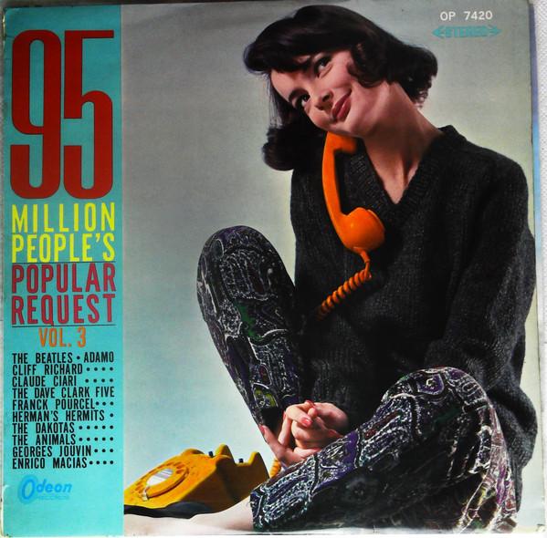 

LP Record VARIOUS BEATLES CLIFF RICHARD DA 95 Million Peoples Popular Request OP7420 ODEON 1965 Japan Pop Used