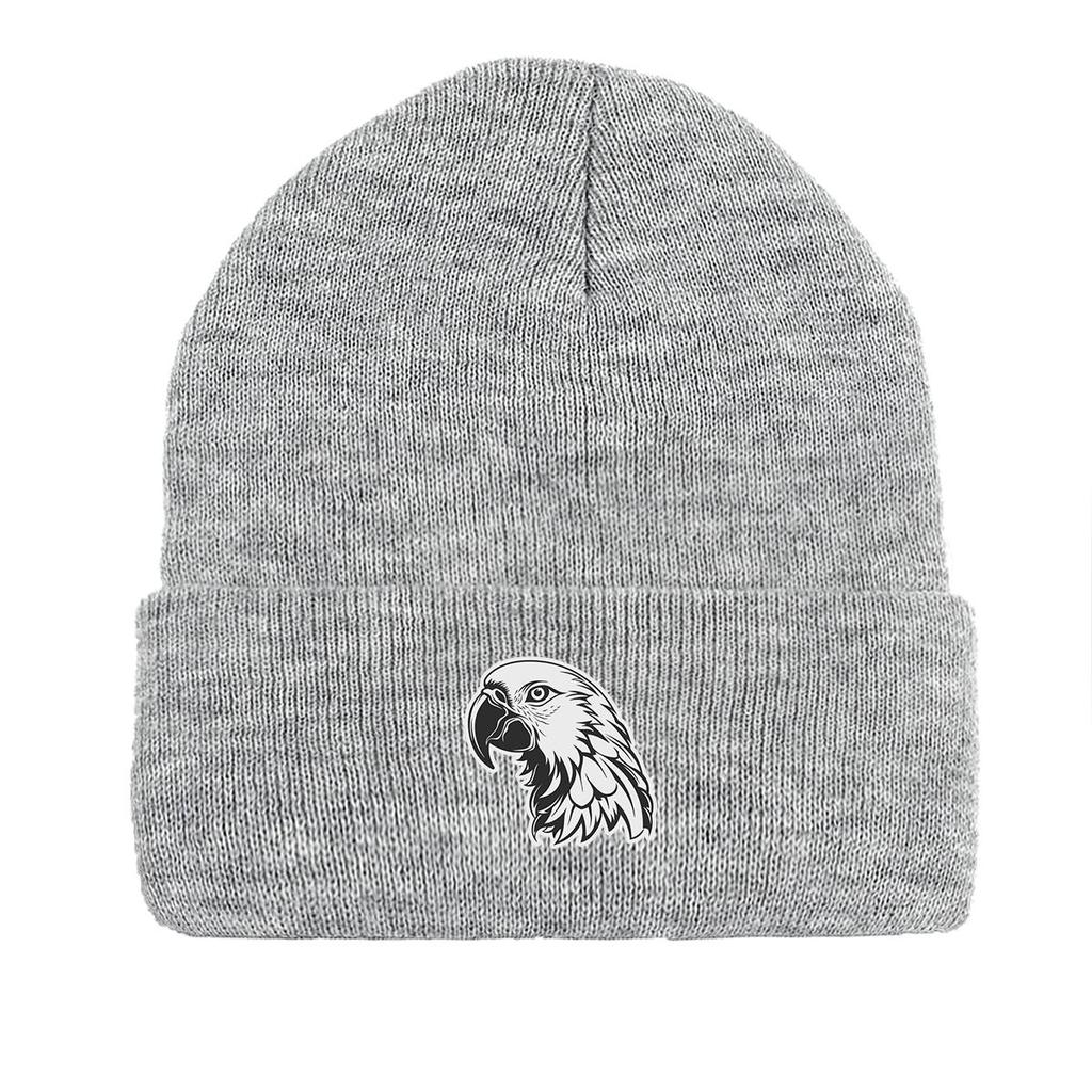 Black White Lion Winter Knit Hat Beanie, Animal Man Cap Elastic Thermal Solid Color Gorro Knitted Hat Beanie