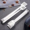Edelstahl BBQ Lebensmittel Zange Anti Hitze Brot Clip Gebäck Klemme Grill Zange Küche Utensilien Kochen Küche Zubehör