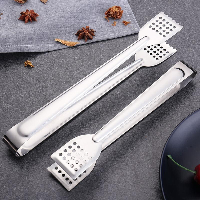 Edelstahl BBQ Lebensmittel Zange Anti Hitze Brot Clip Gebäck Klemme Grill Zange Küche Utensilien Kochen Küche Zubehör