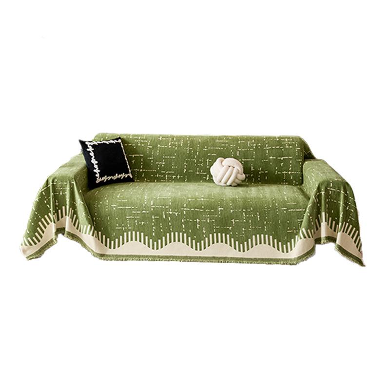 Modern Minimalist Full Coverage Sofa Cover Slipcouch One Piece Universal All Season Blanket