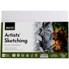 Brustro Artists Sketching Paper | 110 Gsm, A4 Size, Pack Of 40 Sheets | Medium Surface, Natural Grain, Chlorine Free, Id