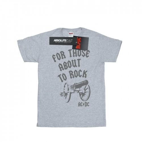 

AC/DC Mens For Those About To Rock Cannon T-Shirt S