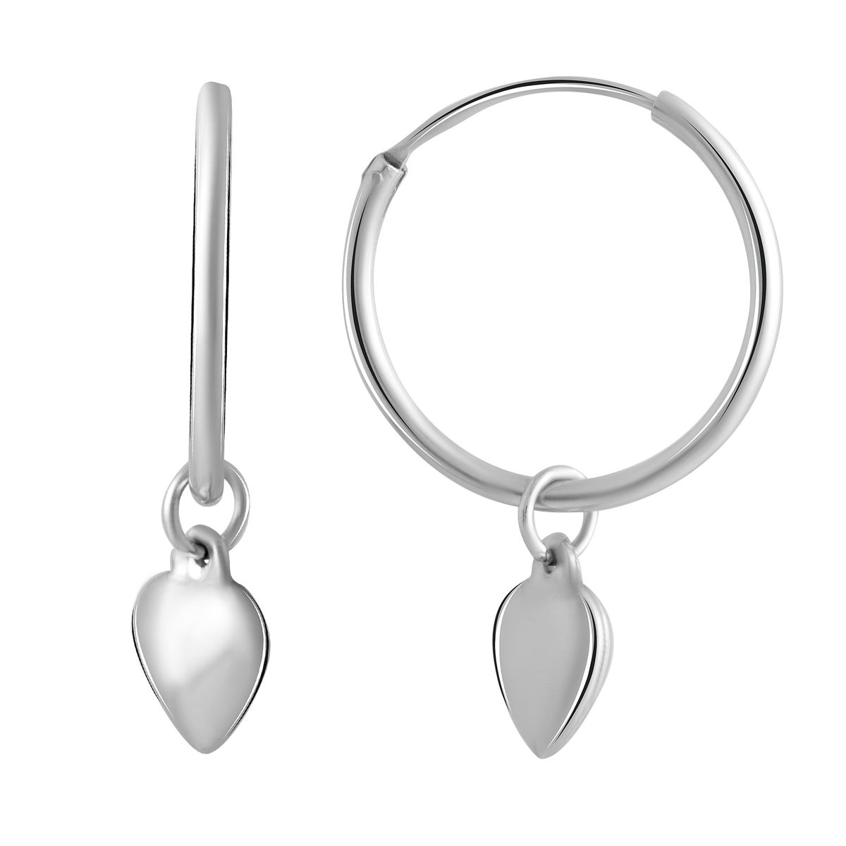 

Срібні сережки без каміння (2053019)