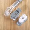 Handle Dishwashing with Soap Dispenser Multifunctional Dish Scrubber Scrub Cleaner Brush Sponge