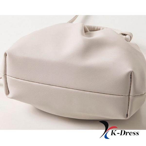 Shirring Dumpling Mini Cross Tote Bag (2 Colors)