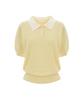 Page Flynn Contrast Collar Ribbed Wool Knit_S6Bkn001C