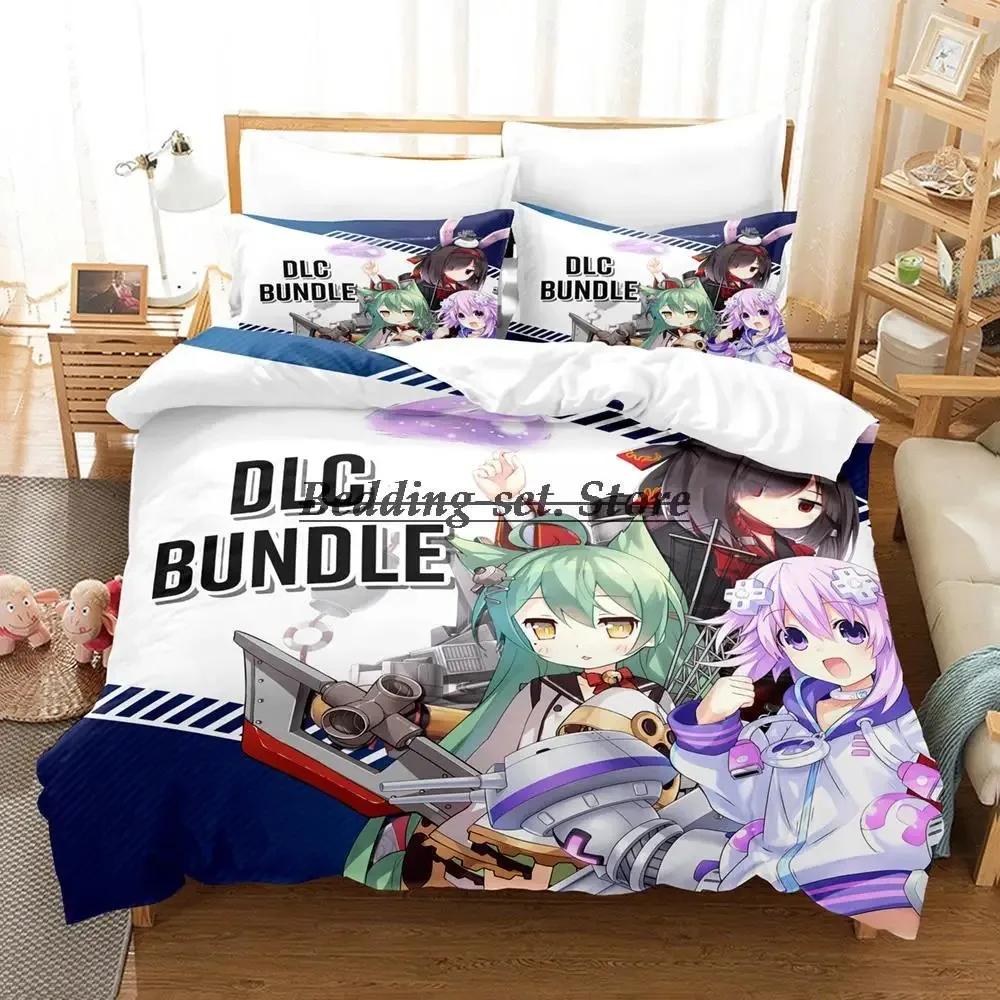 Azur Lane Bettwäsche Set Einzelbett Twin Full Queen King Size Bettset Aldult Kind Schlafzimmer Bettdeckenbezug Sets 3D Druck Anime Bettlaken Set