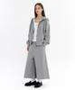 OIOI COLLECTION Basic Cropped Sweatpants [Melange Grey]