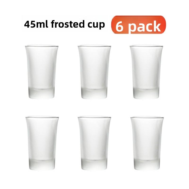 Glass Shot Cups Set with Stand Whiskey Cocktail Bomber Shot Glasses for Party Bar