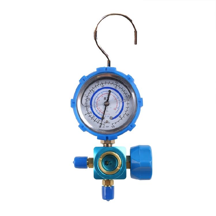 Professional Pressure Gauge with Hanging Hook 1/4 Auto Car Air Conditioning