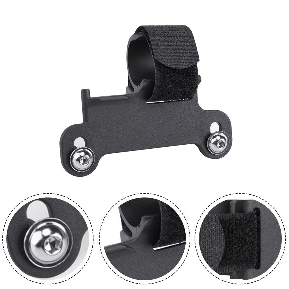 8*6*2cm Fietspomp Beugel Fiets Opblaasapparaat Zwart Plastic