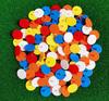 Adhere Golf Marker 50 Pieces Plastic Golf Ball Position Marker