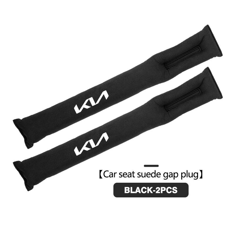 LQFH2 Suede Car Seat Gap Leak Proof Strip Gap Filler Interior Accessories For KIA Cerato Soul Venga Forte Spectra Sedona Niro Cadenza