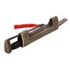Chinese Antique Lock Retro Spacing 9cm/3.5in Classic Pattern Brass Horizontal Padlock Lock for Gift