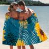 Sonnenblumen-Handtuch Schnelltrocknende Strandtücher Sind Geeignet Für Schwimmbäder Camping Yoga Und Das Fitnessstudio