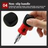 Battery-Free Mini Ratchet Screwdriver Set - Multi-Function Reversible Steel Tool with Drill Bits, Durable Home Hand Tool