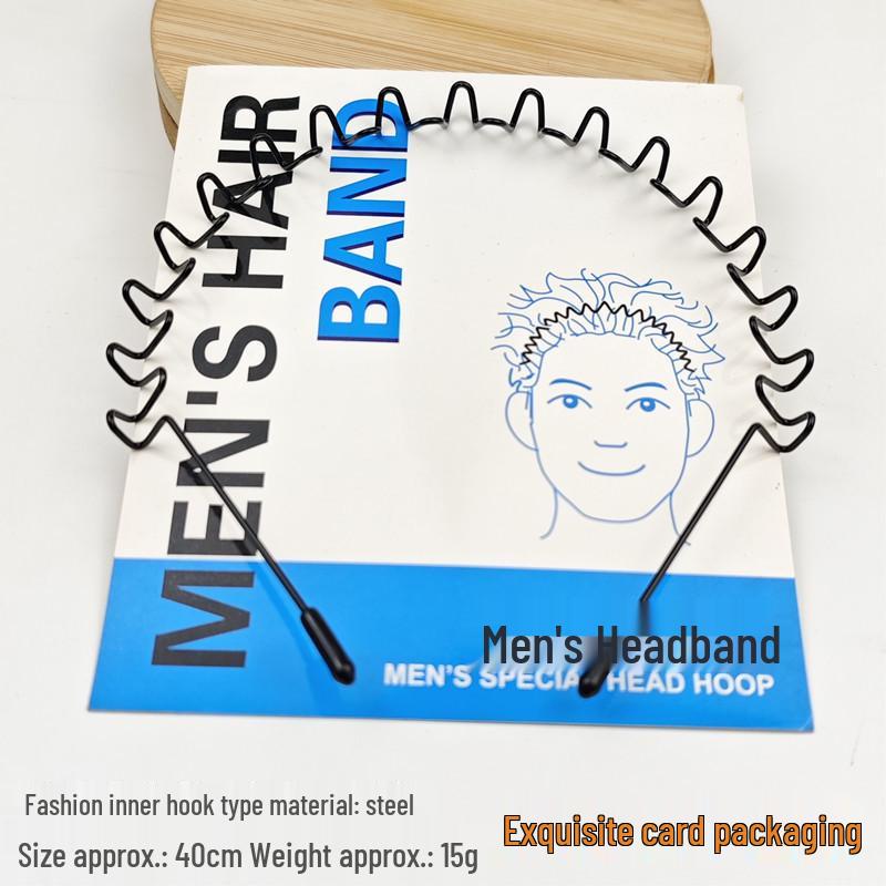 Women's Non-slip Black Headband with Teeth for Face Washing & Facial Masks