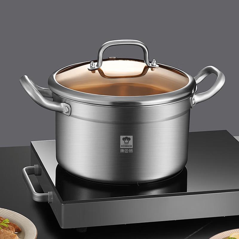 KOBACH 22cm 304 Stainless Steel Soup Pot