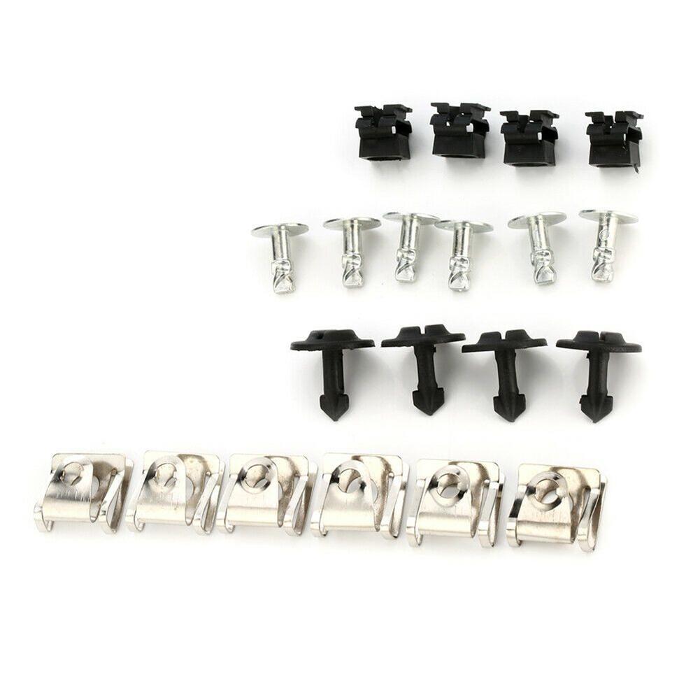 Screw Engine Under Cover Fixing Clip 20Pcs Car Accessories