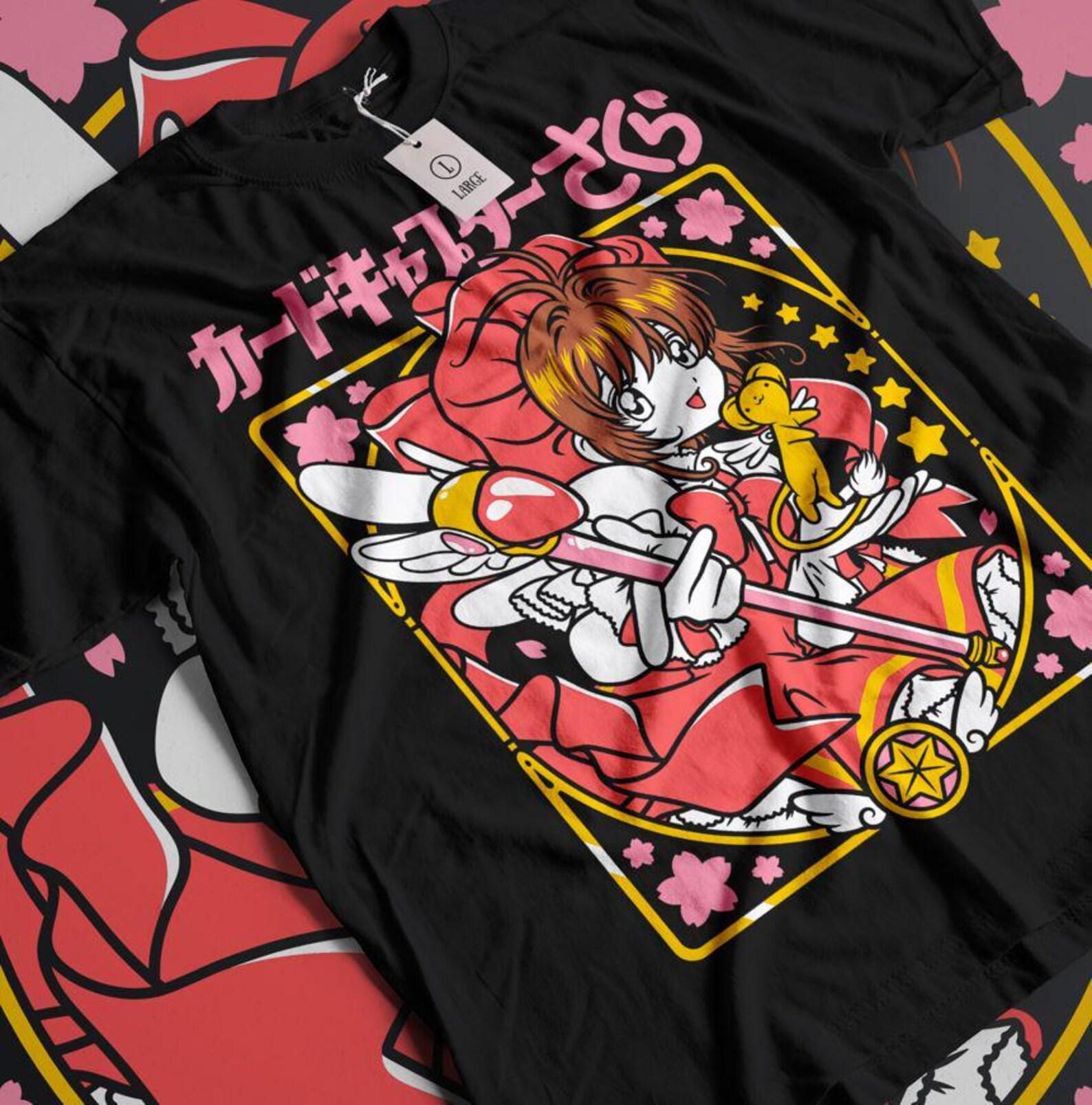 Fairy Kei T-shirt, Retro design 90 s, Anime Girl Shirt, Aesthetic Anime, Kawaii Fashion 4XL