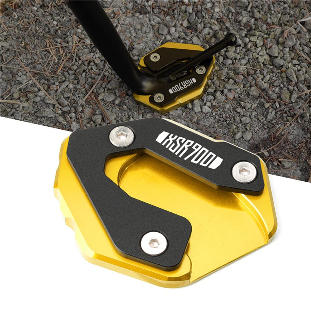 

RDHKJ XSR900 XSR 900 2015-2020 2021 Sidestand Kickstand Plate Pad End xsr900 Part золотой