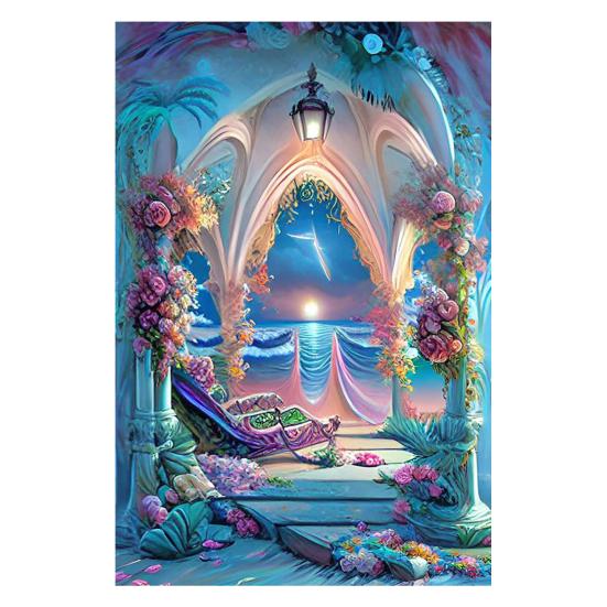 

5D Алмазный художественный комплект Поезд Узор Пейзаж Повысьте творческий потенциал Уменьшите стресс с изысканными стразами Вышивка Мозаика Вышивка крестиком Украшение дома E