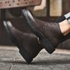 Buty robocze Golden Sapling dla mężczyzn, retro skórzane buty, wygodne platformy, płaskie buty rekreacyjne, klasyczne, outdoorowe, rekreacyjne, męskie buty