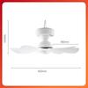 Outdoor Ceiling Fan Light Camping Portable Solar Remote Control Fan Lamp 10000mAh DC Rechargeable Fan Light
