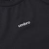 UMBRO Women'S Ribbed Short Sleeve T-Shirt Black (Uq222Crs59)