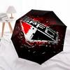 Printed São Paulo FC Logo Folding Umbrella,Outdoor,Leisure,And Travel Umbrella,Durable Umbrella Fabric,Birthday And Holiday Gift