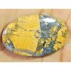 68Cts. Natural Maligano Jasper Oval Cabochon Palm Crytsal Gemstone 27X44MM SK-2660