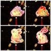 Luminous Mid-Autumn Festival Lantern Cartoon Lantern DIY Material Package Rabbit Lanterns  Gifts