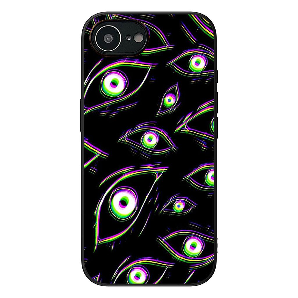 Cover for Apple iPhone 17 16 11 Pro XS Max XR 6 7 8 Plus 16E SE 2020 Air 5 SE2 Phone Case Eyes Spooky Scary Face