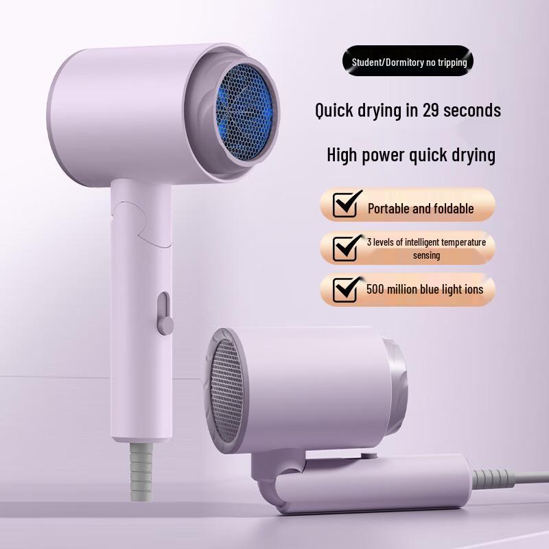 OIMG Portable Foldable Hair Dryer